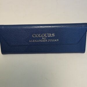 Colours By Alexander Julian Blue Eyeglass Case (Case Only)